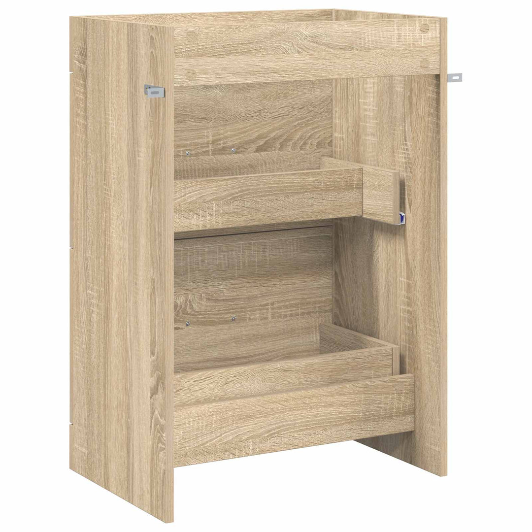 Badeværelse Under Vask Skab Sonoma-eg 56 x 37,5 x 81 cm