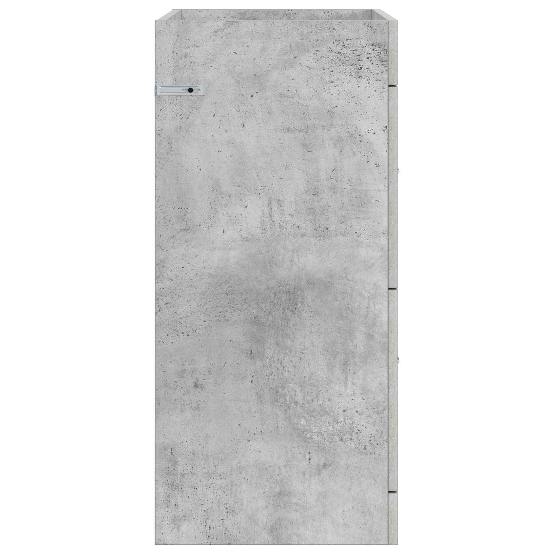 Badeværelse Under Vask Skab Betongrå 56 x 37,5 x 81 cm
