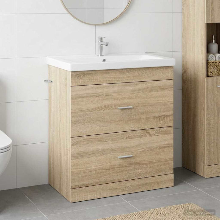 Badeværelse Under Vask Skab Sonoma-eg 78,5 x 37,5 x 81 cm