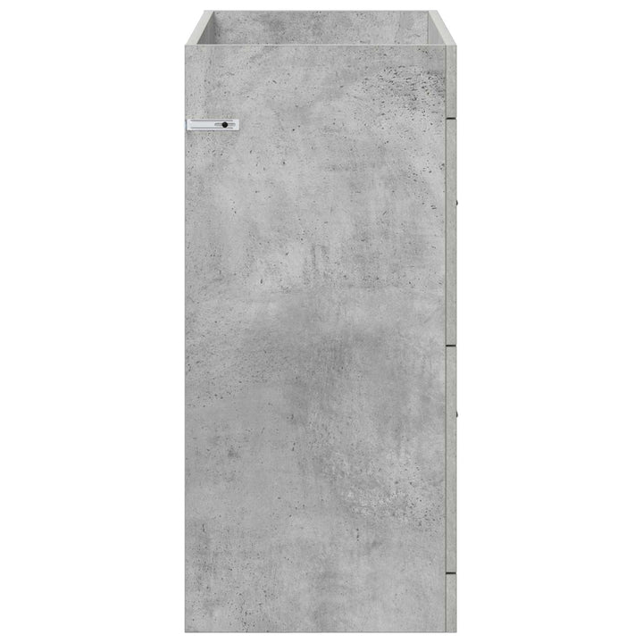 Badeværelse Under Vask Skab Betongrå 78,5 x 37,5 x 81 cm