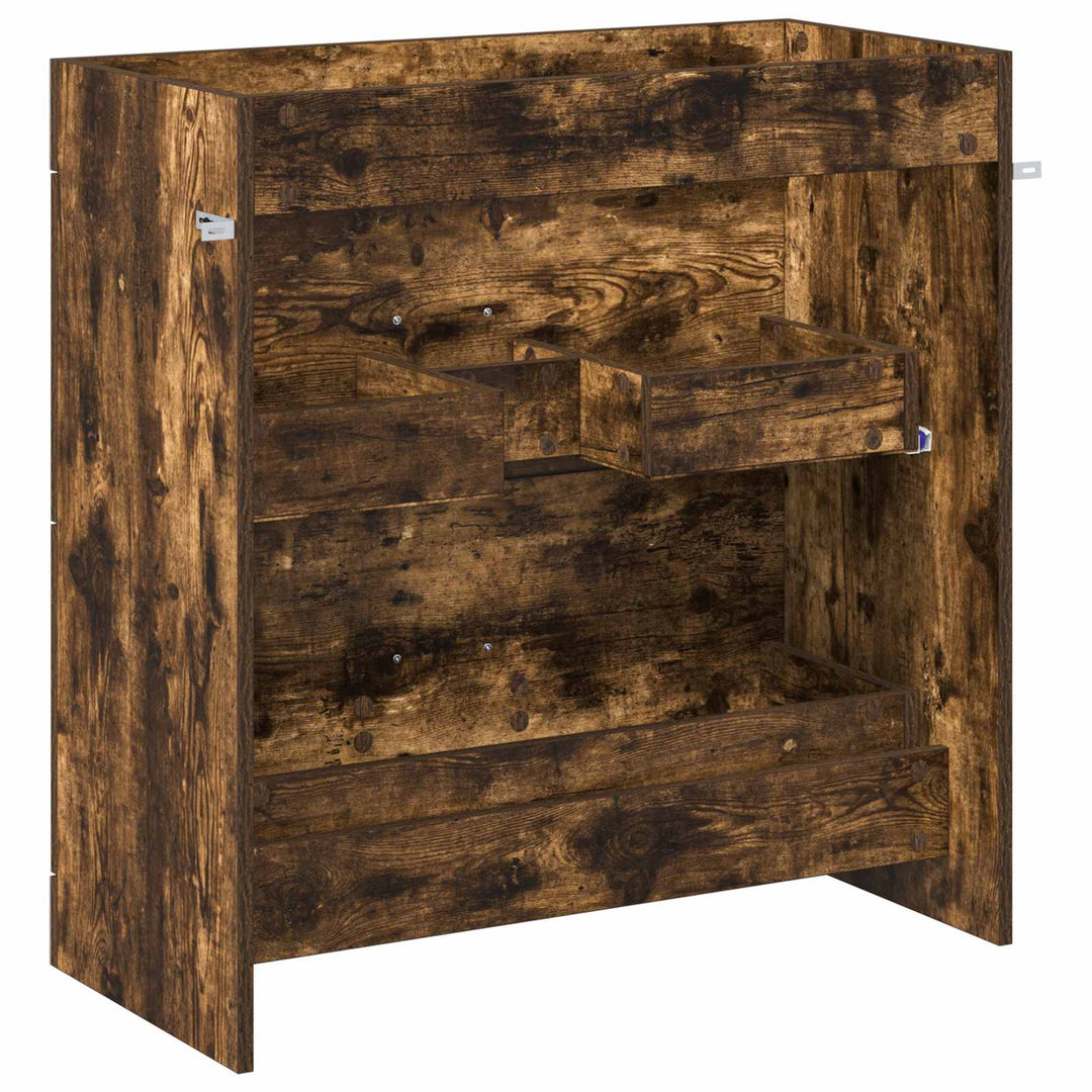 Badeværelse Under Vask Skab Røget eg 78,5 x 37,5 x 81 cm