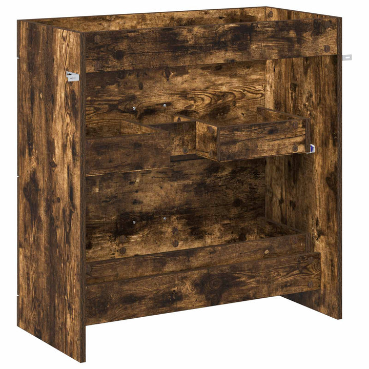 Badeværelse Under Vask Skab Røget eg 78,5 x 37,5 x 81 cm