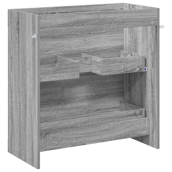 Badeværelse Under Vask Skab Grå Sonoma 78,5 x 37,5 x 81 cm