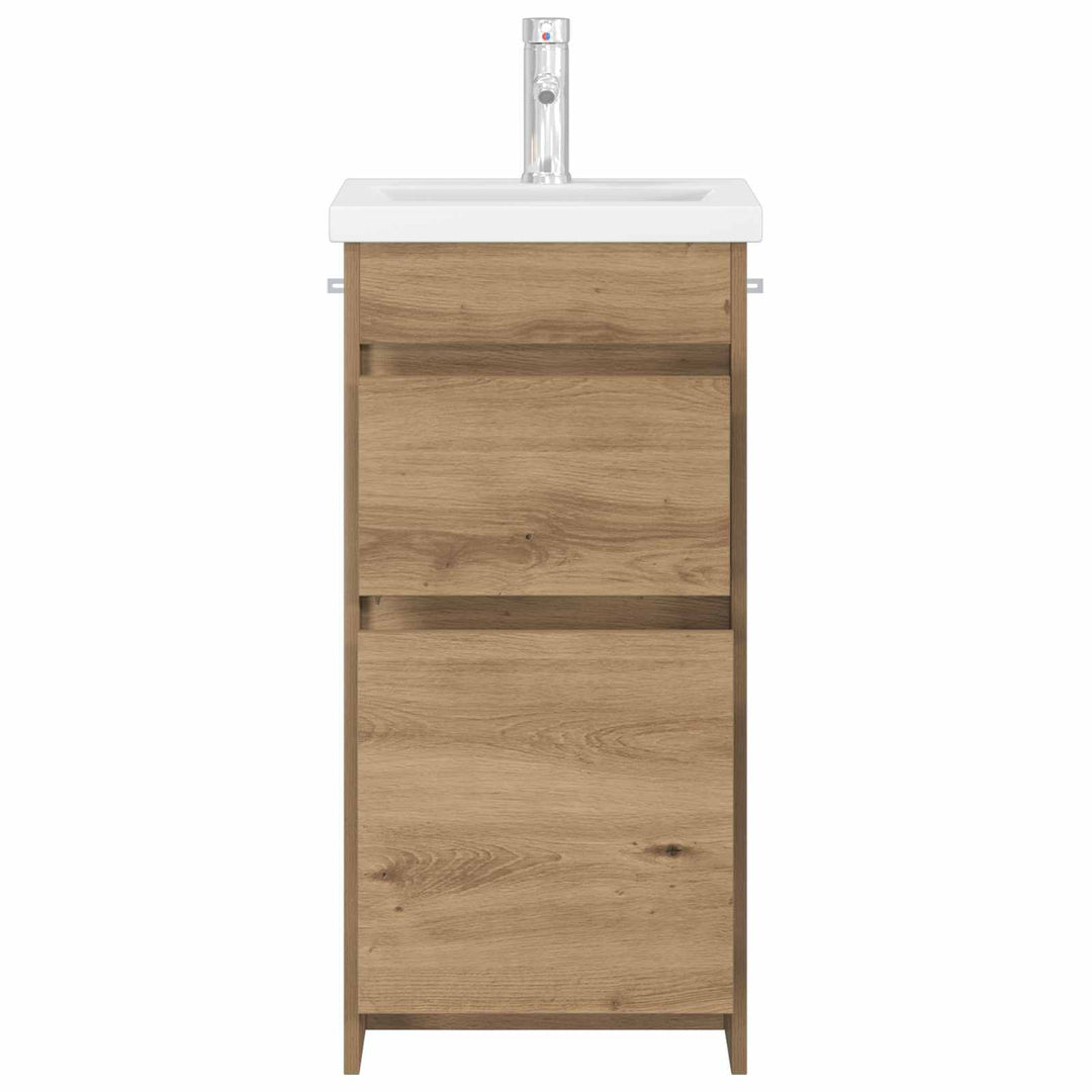 Badeværelsesvask med vask Artisan-eg 42 x 40 x 84,5 cm