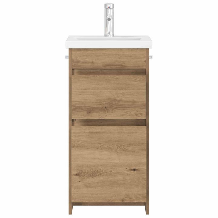 Badeværelsesvask med vask Artisan-eg 42 x 40 x 84,5 cm