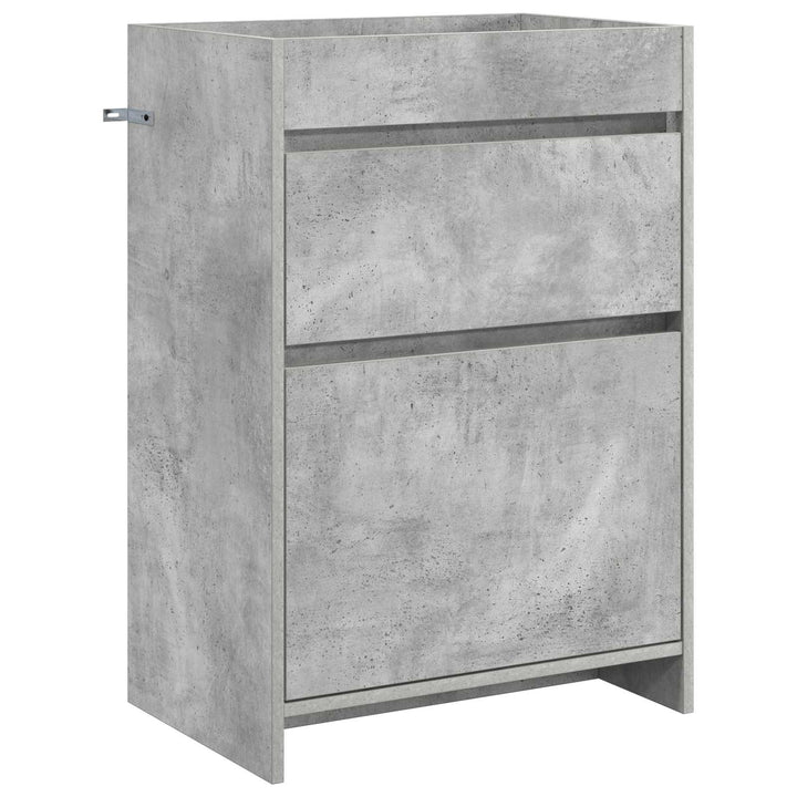 Badeværelse Under Vask Skab Betongrå 56 x 37,5 x 81 cm