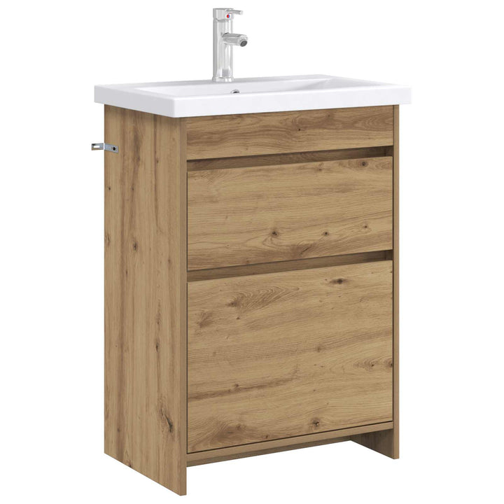 Badeværelse Under Vask Skab Artisan-eg 56 x 37,5 x 81 cm