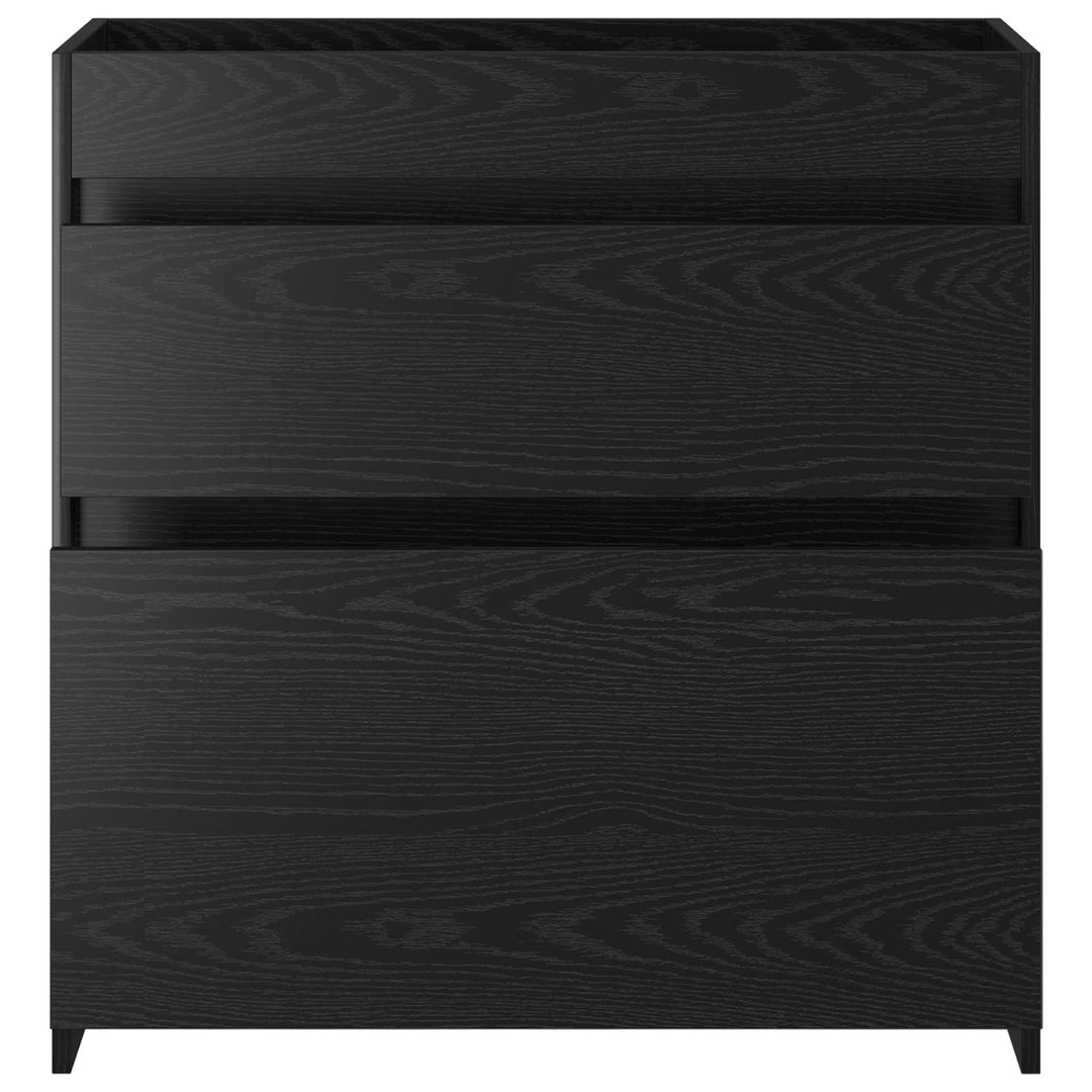 Badeværelse Under Vask Skab Sort eg 78,5 x 37,5 x 81 cm
