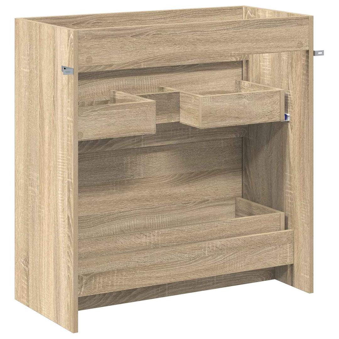 Badeværelse Under Vask Skab Sonoma-eg 78,5 x 37,5 x 81 cm