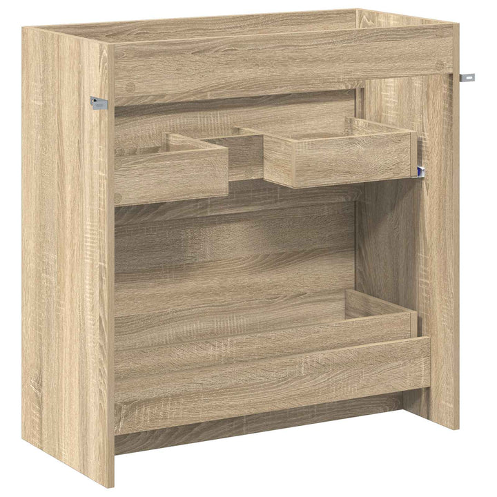 Badeværelse Under Vask Skab Sonoma-eg 78,5 x 37,5 x 81 cm