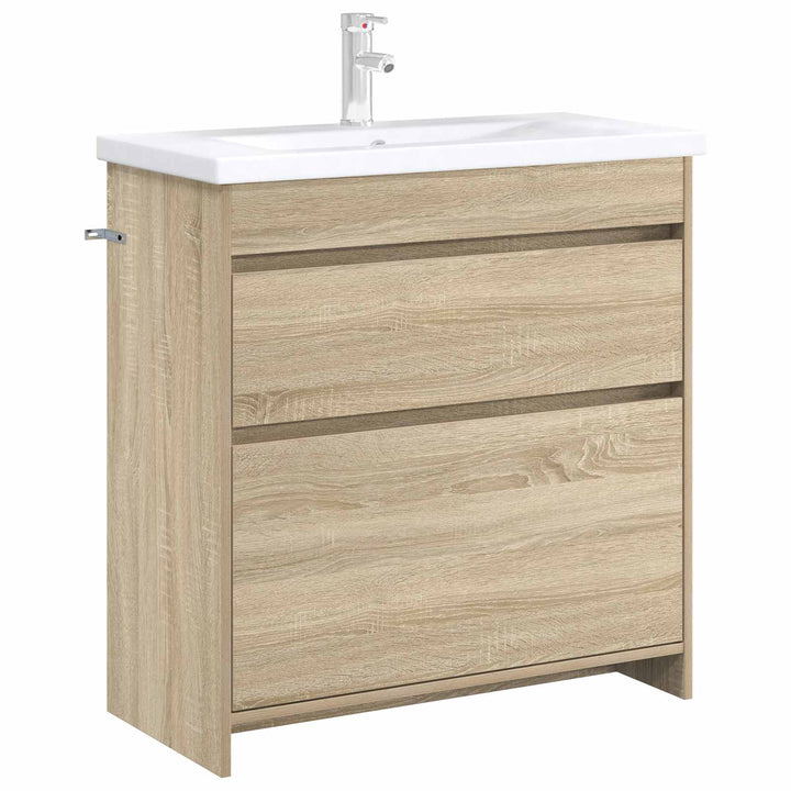 Badeværelse Under Vask Skab Sonoma-eg 78,5 x 37,5 x 81 cm