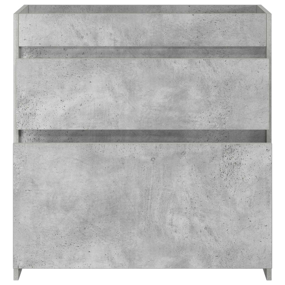 Badeværelse Under Vask Skab Betongrå 78,5 x 37,5 x 81 cm