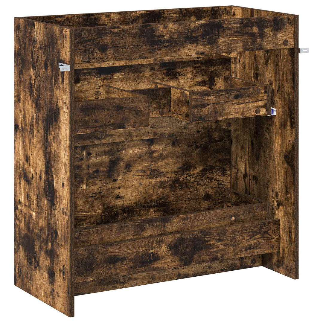 Badeværelse Under Vask Skab Røget eg 78,5 x 37,5 x 81 cm