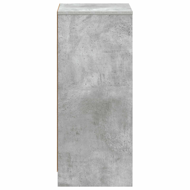 Badeværelsesskab Betongrå 35 x 36,5 x 85 cm Konstrueret træ