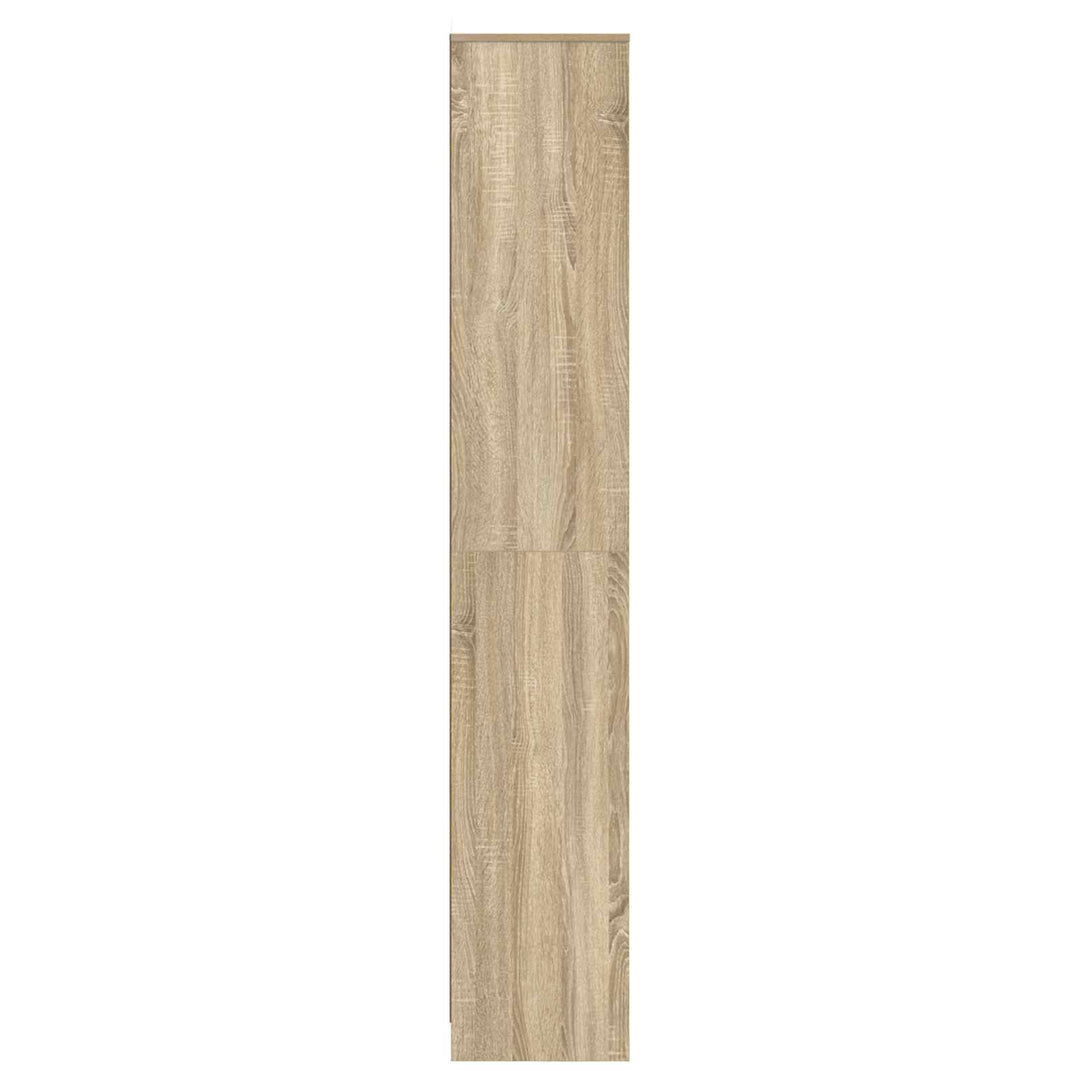 Badeværelsesskab Sonoma-eg 30 x 33 x 190 cm Konstrueret træ