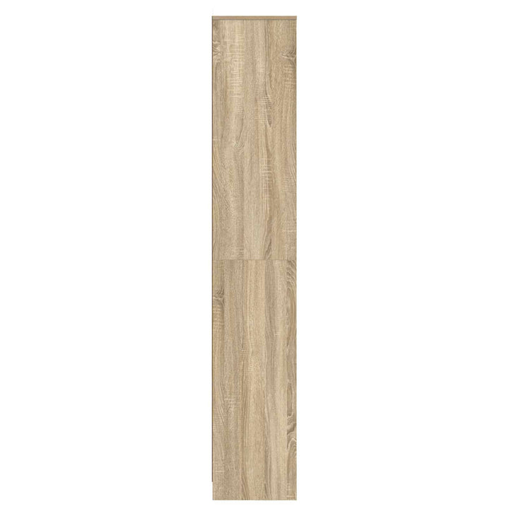 Badeværelsesskab Sonoma-eg 30 x 33 x 190 cm Konstrueret træ