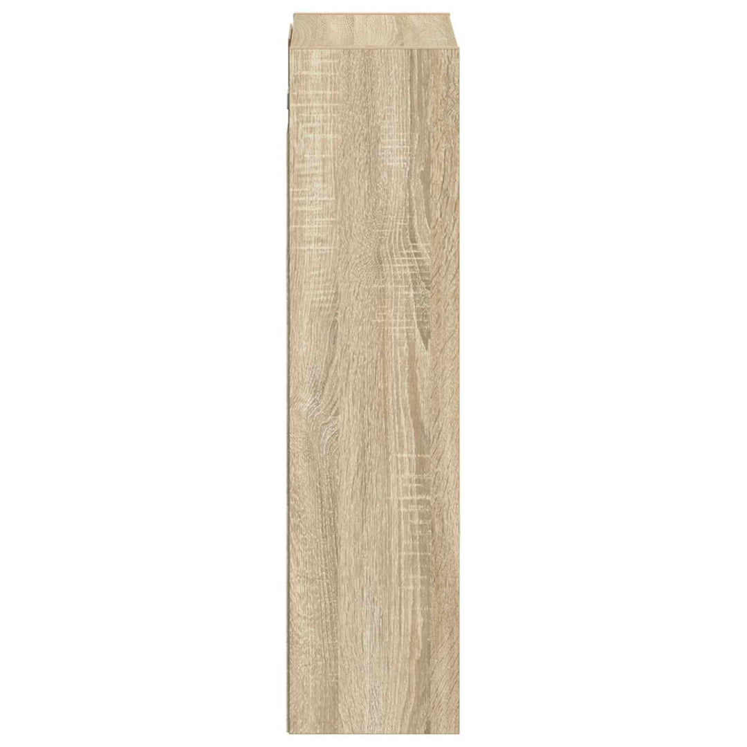 Vægmonteret håndvask skab Sonoma-eg 35 x 20 x 81 cm