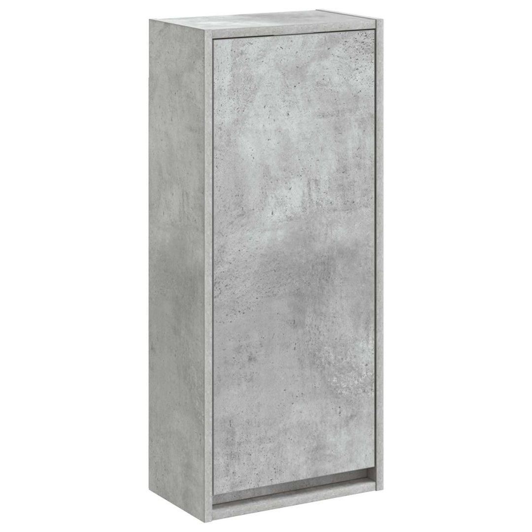 Vægmonteret håndvask skab Betongrå 35 x 20 x 81 cm