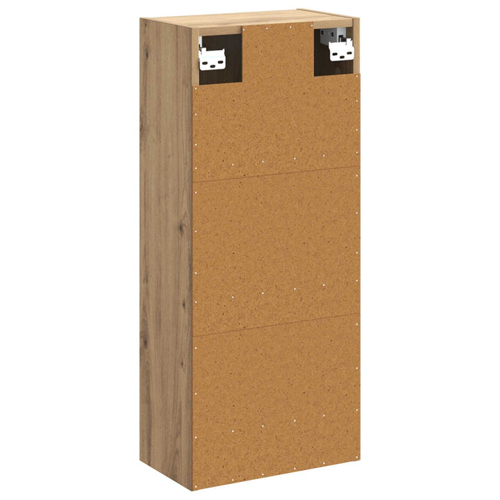 Vægmonteret håndvask skab Artisan-eg 35 x 20 x 81 cm