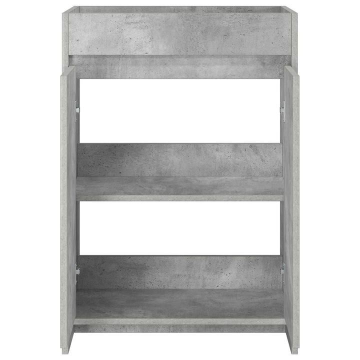 Badeværelse Under Vask Skab Betongrå 56 x 37,5 x 81 cm