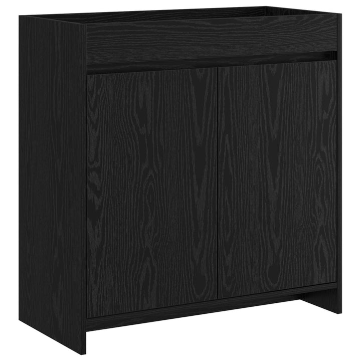 Badeværelse Under Vask Skab Sort eg 78,5 x 37,5 x 81 cm