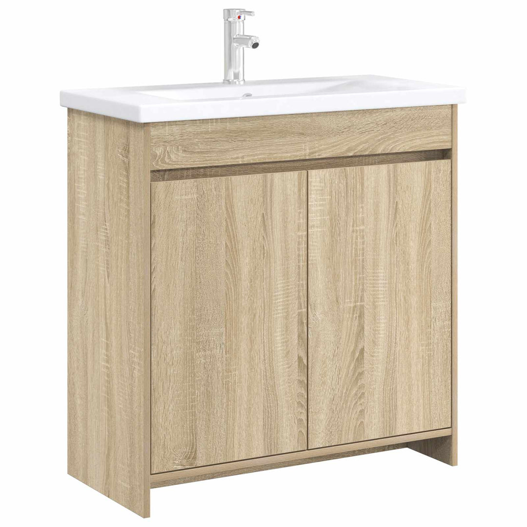 Badeværelse Under Vask Skab Sonoma-eg 78,5 x 37,5 x 81 cm
