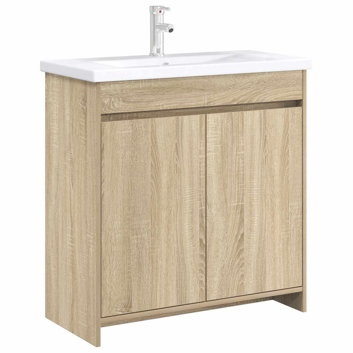 Badeværelse Under Vask Skab Sonoma-eg 78,5 x 37,5 x 81 cm