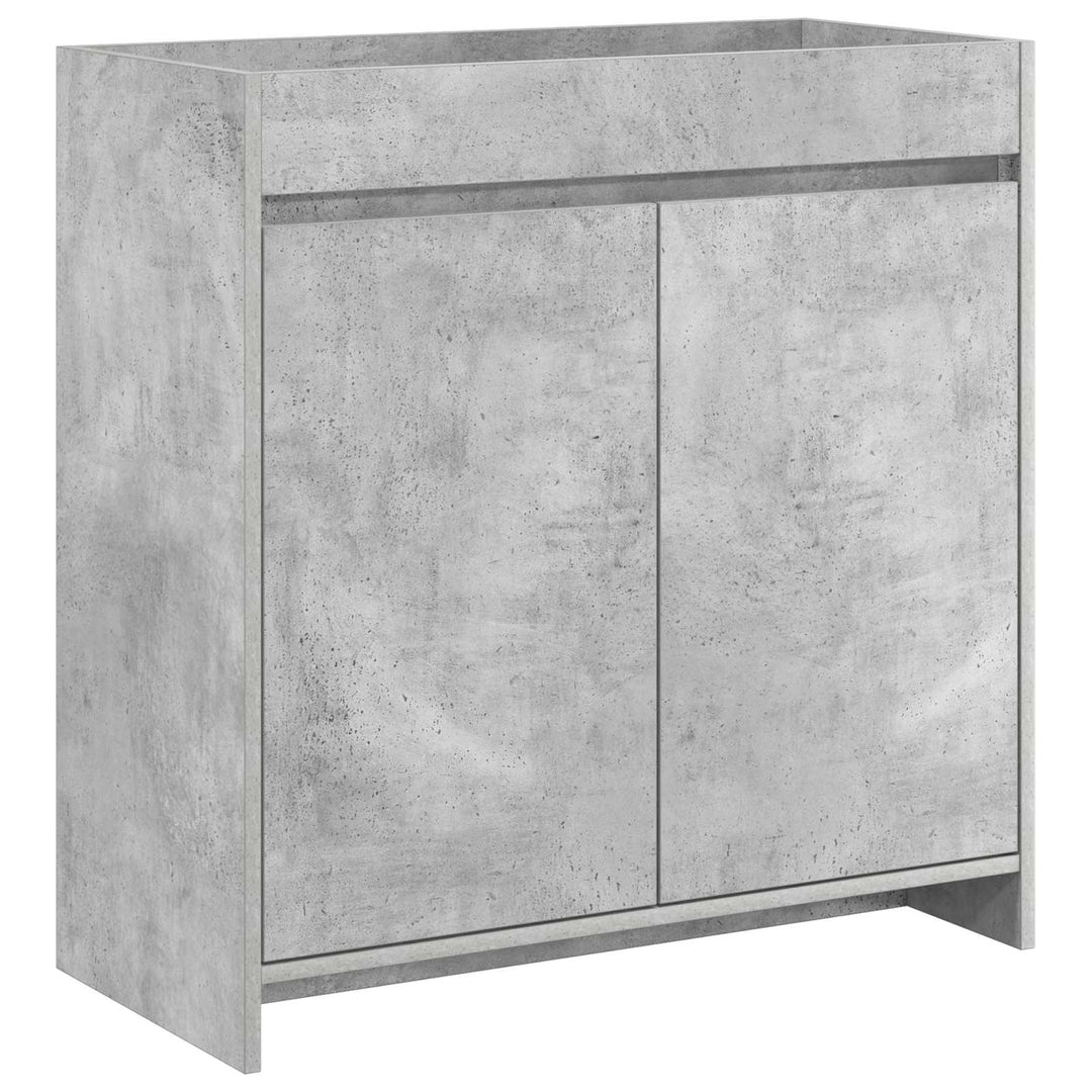 Badeværelse Under Vask Skab Betongrå 78,5 x 37,5 x 81 cm