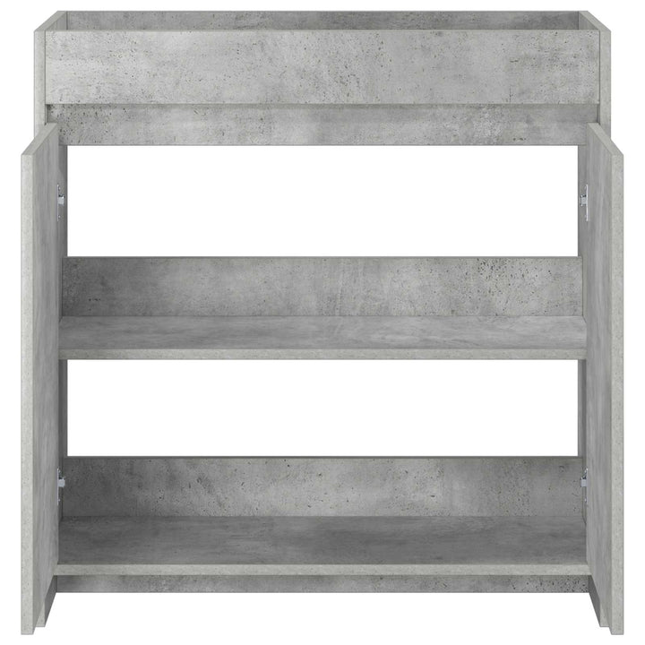 Badeværelse Under Vask Skab Betongrå 78,5 x 37,5 x 81 cm