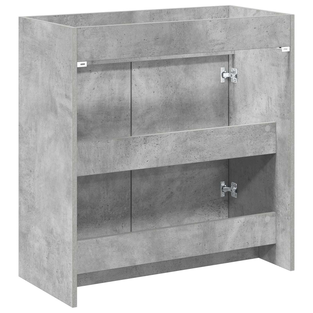 Badeværelse Under Vask Skab Betongrå 78,5 x 37,5 x 81 cm