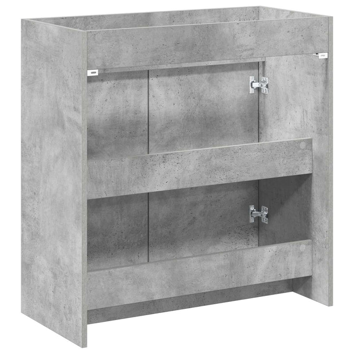 Badeværelse Under Vask Skab Betongrå 78,5 x 37,5 x 81 cm