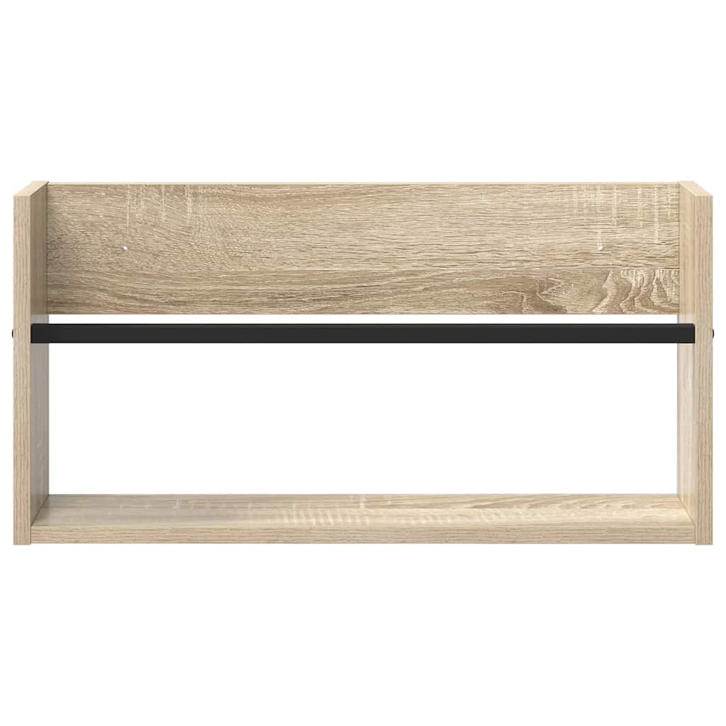 Magasin Rack 2 pcs Sonoma eg 60 x 12 x 30 cm Konstrueret træ
