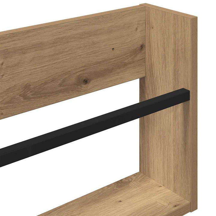 Magasin Rack Artisan Egetræ 60 x 12 x 30 cm Konstrueret træ