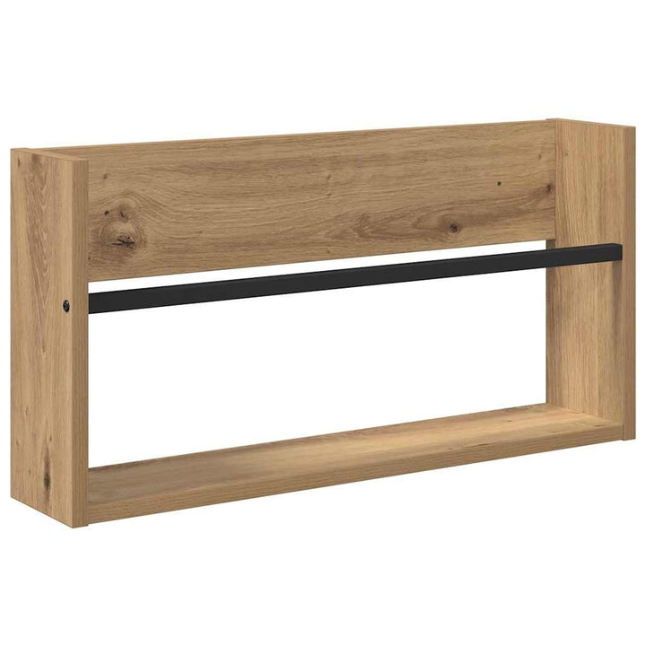 Magasin Rack Artisan Egetræ 60 x 12 x 30 cm Konstrueret træ