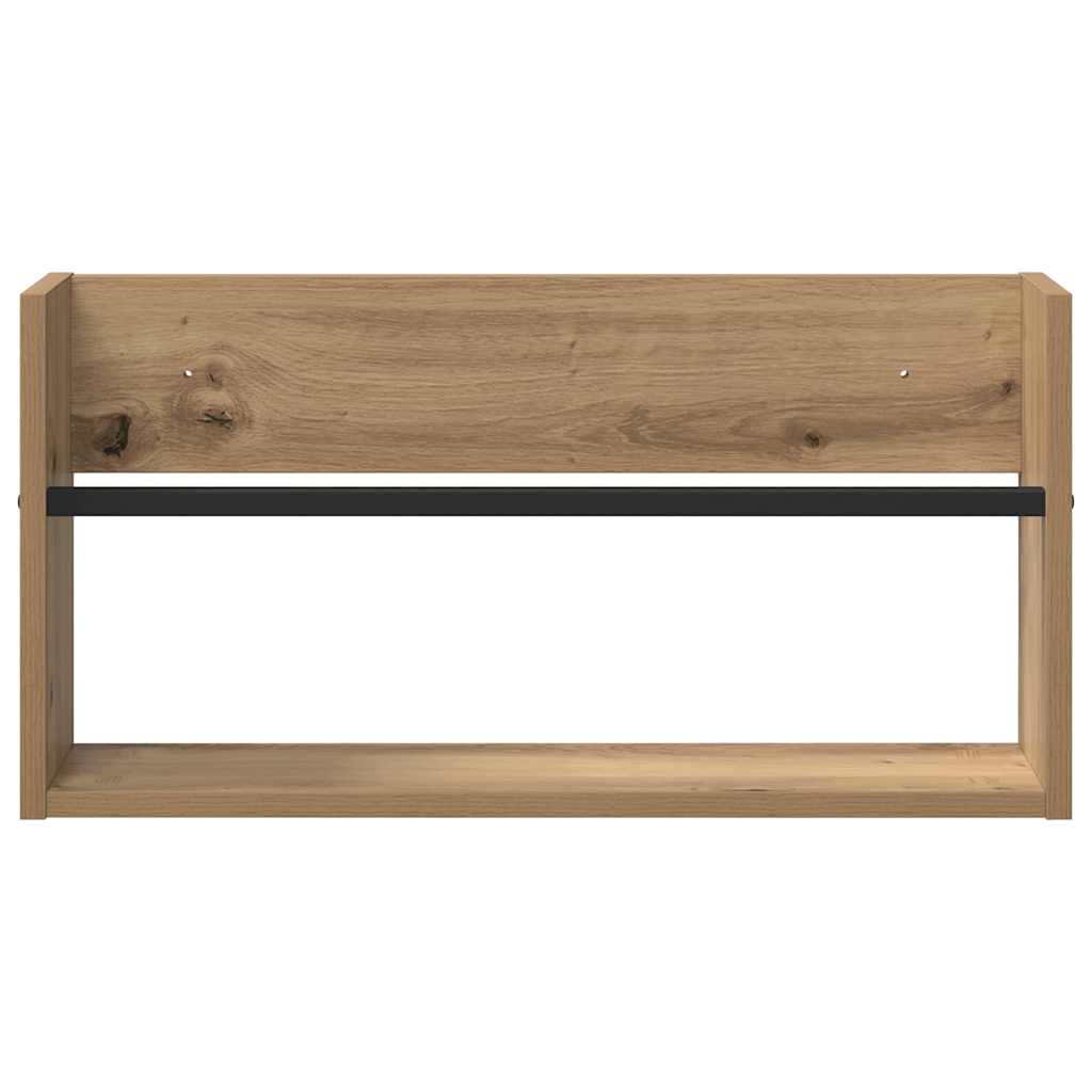 Magasin Rack Artisan Egetræ 60 x 12 x 30 cm Konstrueret træ