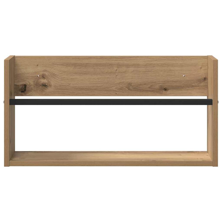Magasin Rack Artisan Egetræ 60 x 12 x 30 cm Konstrueret træ