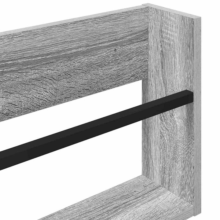 Magasin Rack 2 stk. Grå Sonoma 80 x 12 x 30 cm Konstrueret træ