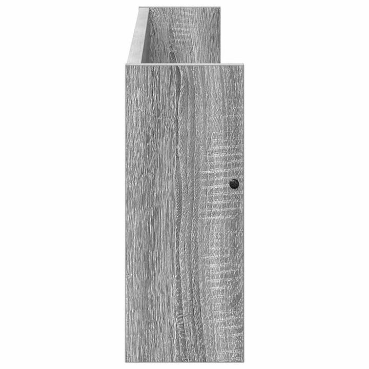 Magasin Rack 2 stk. Grå Sonoma 80 x 12 x 30 cm Konstrueret træ