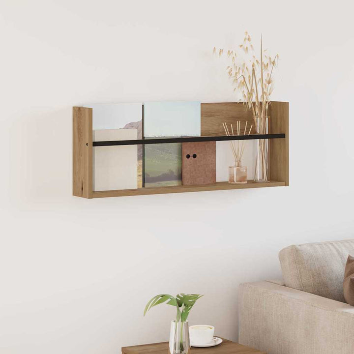 Magasin Rack Artisan Egetræ 80 x 12 x 30 cm Konstrueret træ