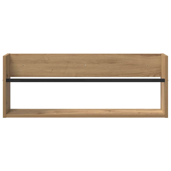 Magasin Rack Artisan Egetræ 80 x 12 x 30 cm Konstrueret træ