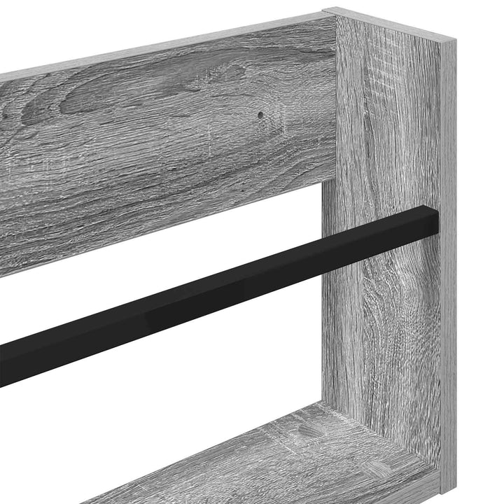 Magasin Rack 2 stk. Grå Sonoma 100 x 12 x 30 cm Konstrueret træ