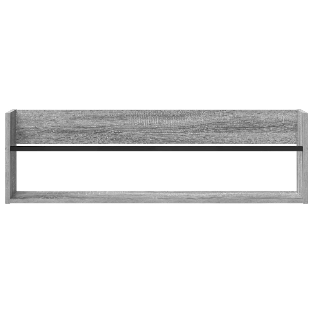 Magasin Rack 2 stk. Grå Sonoma 100 x 12 x 30 cm Konstrueret træ
