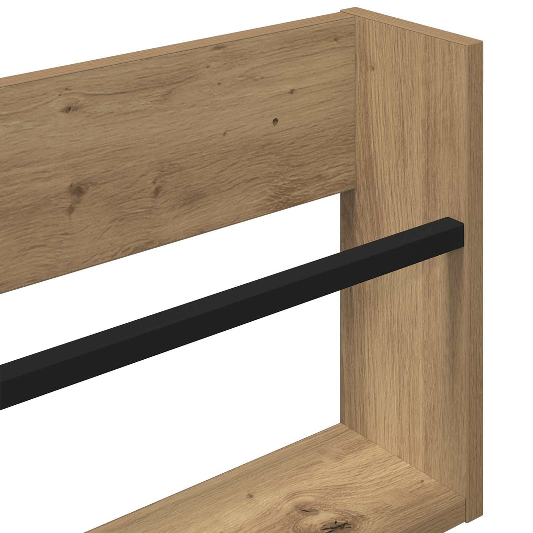 Magasin Rack med hylde 2 stk. Artisan Egetræ 100 x 12 x 30 cm