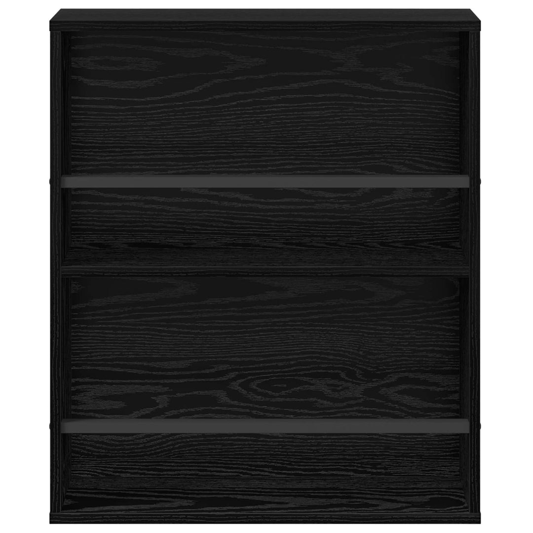 Magasin Rack 2 stk. Sort eg 60 x 12 x 70 cm Konstrueret træ