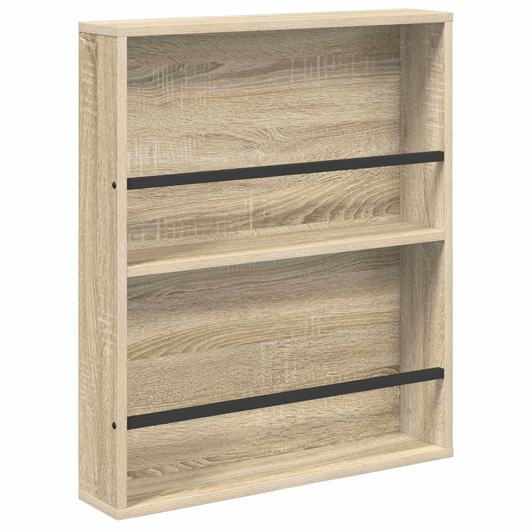 Magasin Rack 2 stk. Sonoma eg 60 x 12 x 70 cm Konstrueret træ