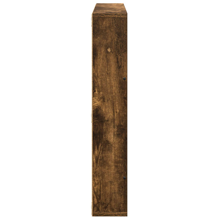 Magasin Rack med hylde Røget eg 60 x 12 x 70 cm Konstrueret træ