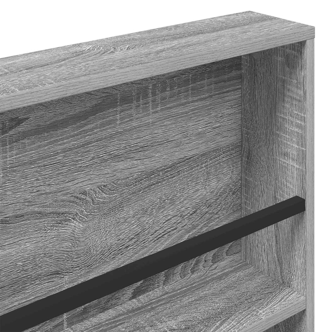 Magasin Rack 2 pcs Grå Sonoma 60 x 12 x 70 cm Konstrueret træ