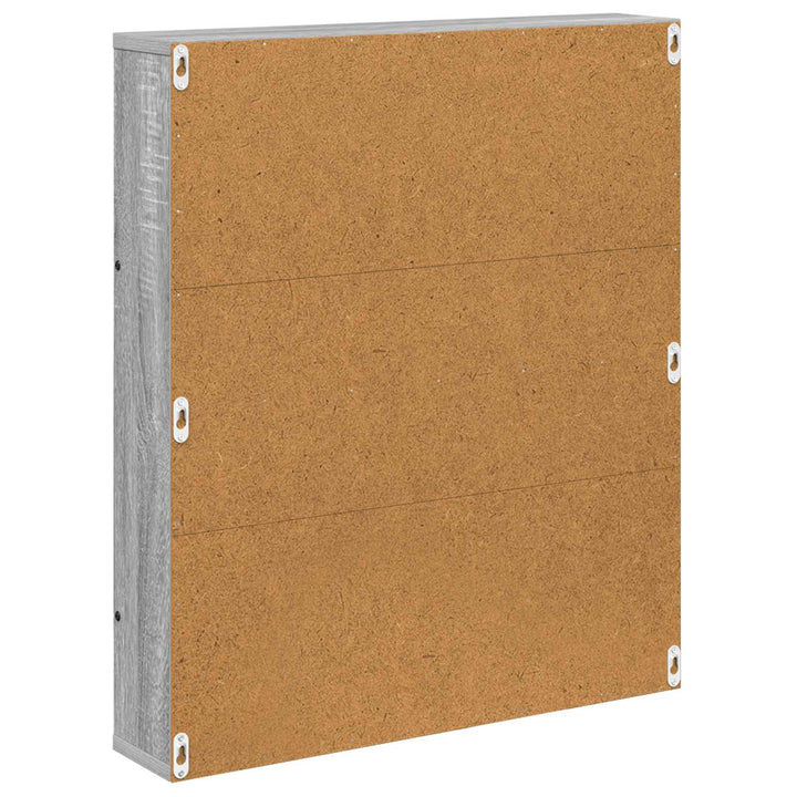Magasin Rack 2 pcs Grå Sonoma 60 x 12 x 70 cm Konstrueret træ