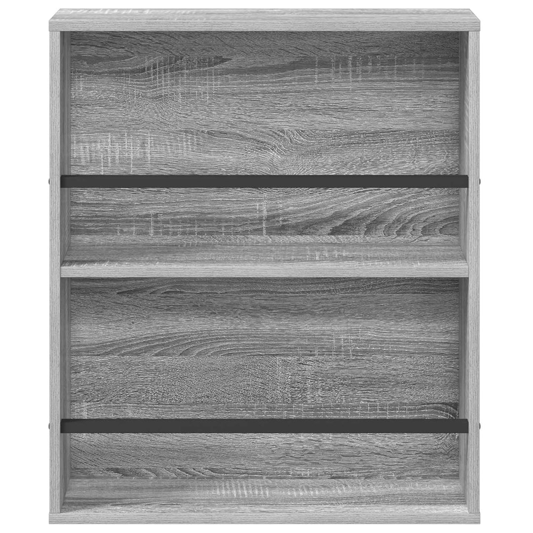 Magasin Rack 2 pcs Grå Sonoma 60 x 12 x 70 cm Konstrueret træ