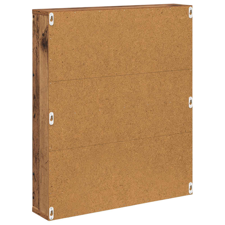 Magasin Rack 2 stk. Gammelt træ 60 x 12 x 70 cm Konstrueret træ